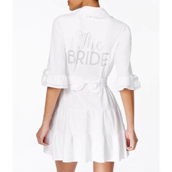 Betsey Johnson Other - Betsey Johnson “The Bride” Terry Wedding Robe S